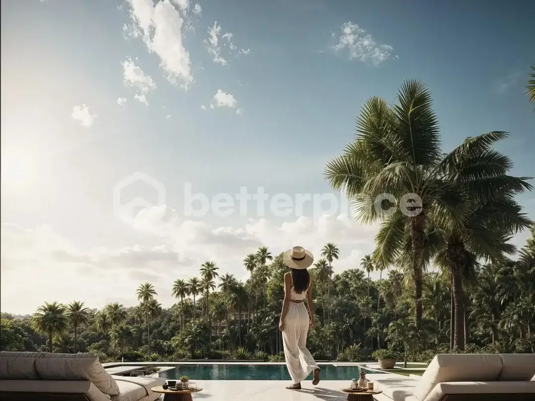 Elegant Tropical Contemporary Villa in Peaceful Pecatu 2 Bedrooms with Sunset Views - Image 6 of 10