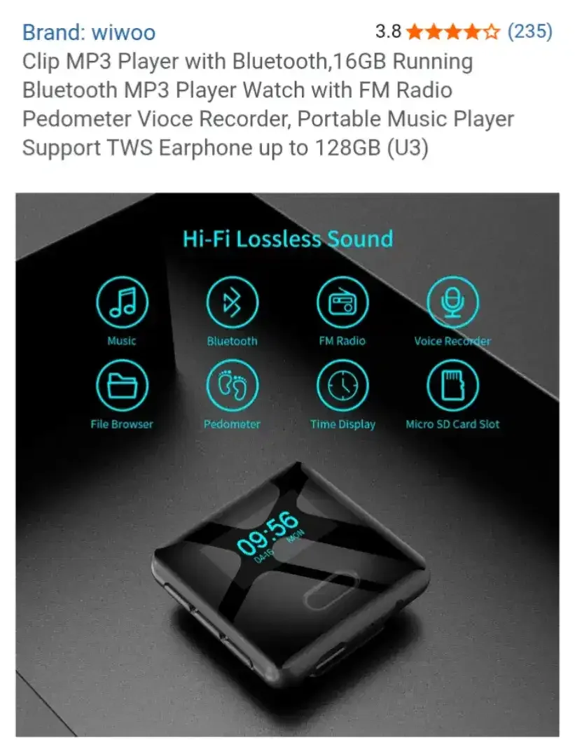 Mp3 player clip.Pemutar music portable.Mp3 - Image 6 of 6