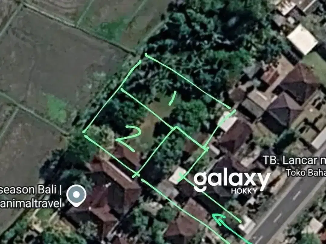DIJUAL TANAH KAVLING ZONA KUNING DI PONDOK GEDE TABANAN - Image 4 of 5