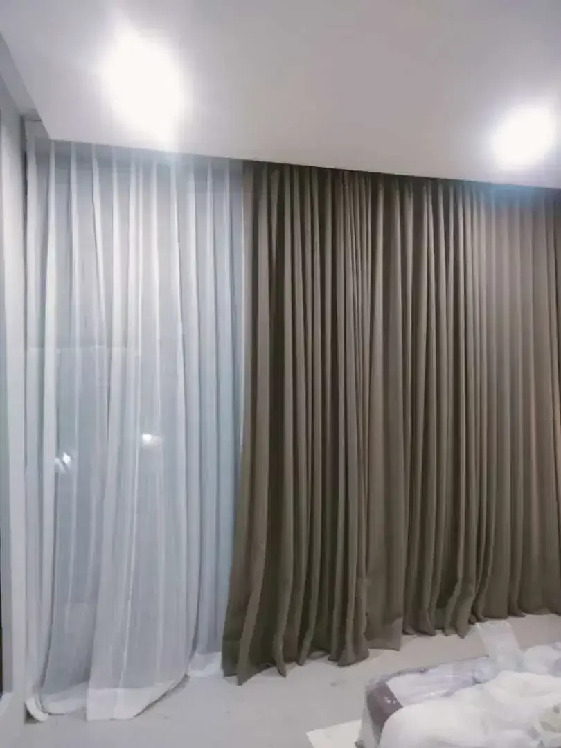 Curtain Gorden Korden Blackout Polos untuk Villa Hotel - Image 2 of 9
