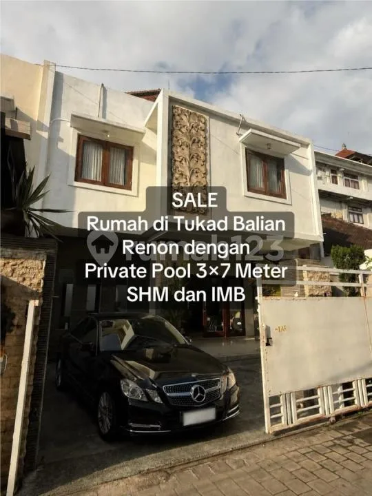 Sale Rumah 3 Kamar dengan Private Pool di Renon - Image 1 of 4