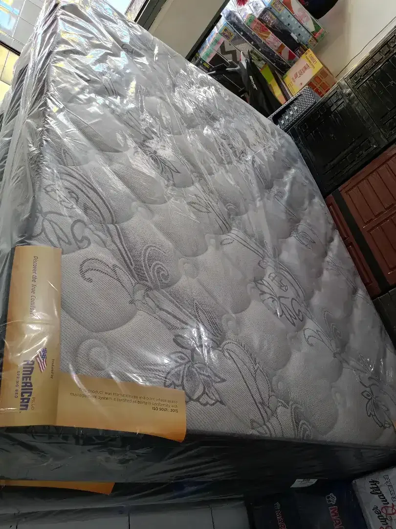 Kasur spring merk american pillo pillotop tromso Tinggi 30cm 160x200 - Image 2 of 6