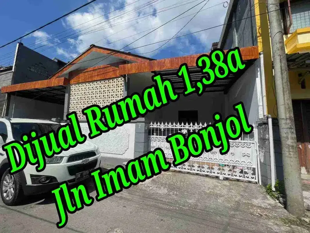 Dijual Rumah 1,38a di Jln Imam Bonjol Denpasar Bali - Image 1 of 10