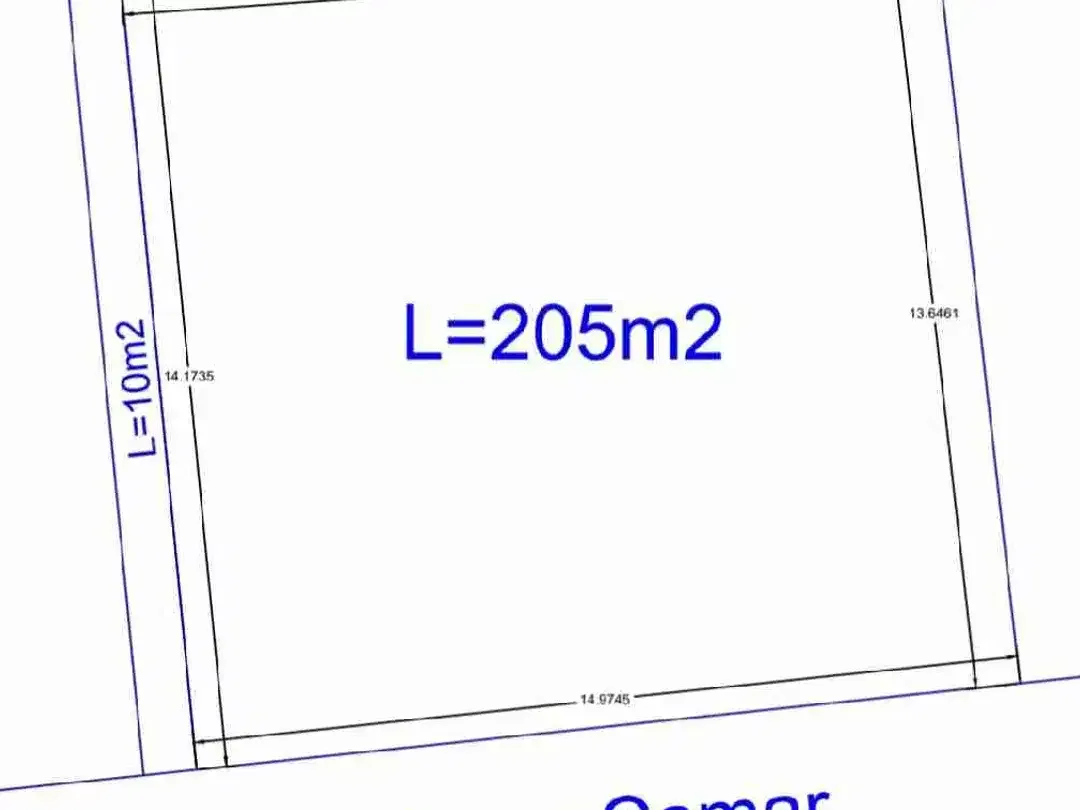 Jual Tanah Di Sesetan Dekat Sekolah Harapan Denpasar Selatan Luas 205m/2.05are Zona Kuning - Image 4 of 4
