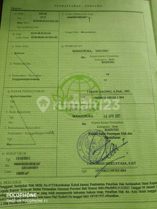 Dijual Tanah Luas di Jl. Batu Belig Kerobokan - Image 3 of 4