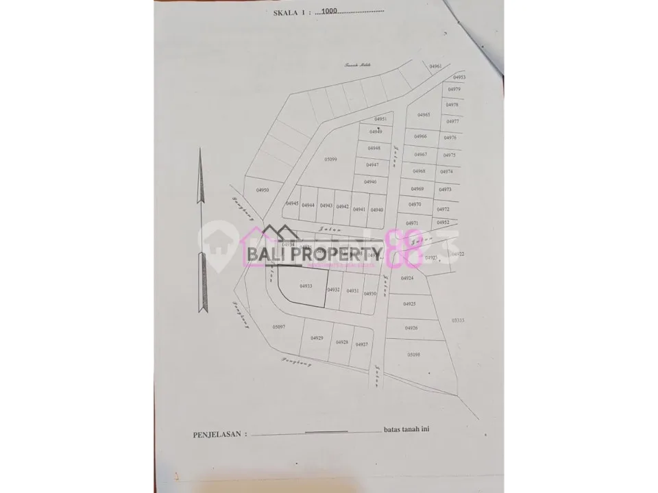 Jual Tanah Pura Masuka Ungasan Bali LT 585 M2 - Image 2 of 4