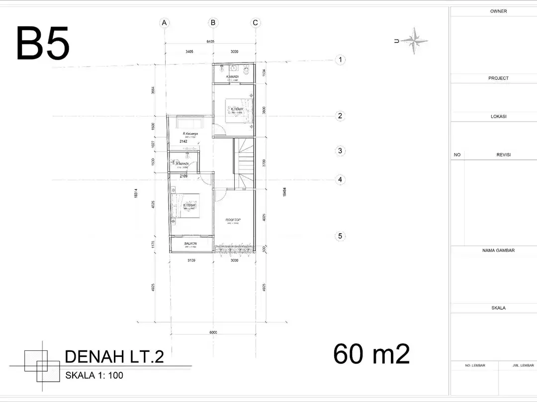 RUMAH CLUSTER DI JL. AHMAD YANI UTARA DEKAT TAMAN LUMINTANG DENPASAR BALI - Image 5 of 6