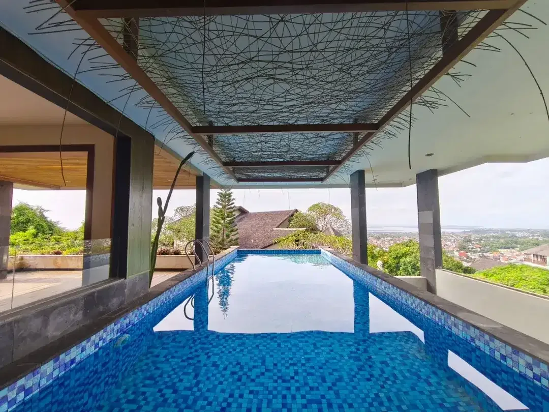 For Sale & Lease Monthly or Yearly Luxury Modern Villa With Big Stunning Pool And Sea View 3 Floor In Goa Gong, Jimbaran. - Image 1 of 10