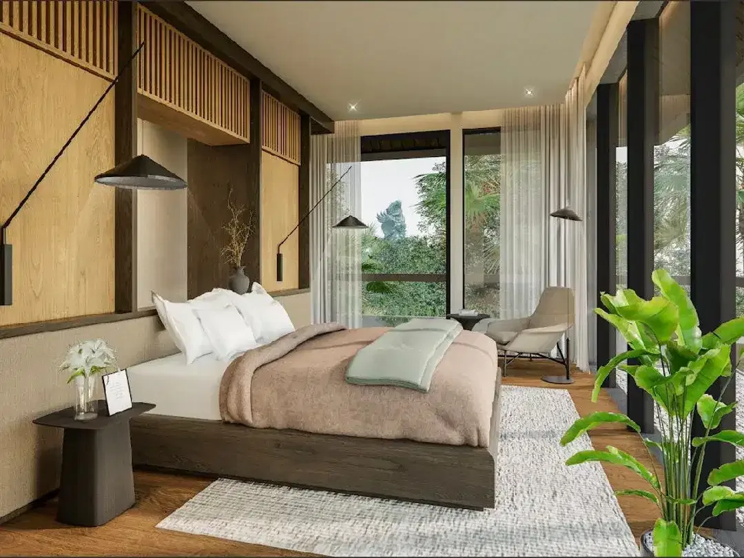 Vila 4 Kamar Tidur dengan Perabotan Lengkap di Perbukitan Jimbaran - Image 5 of 5