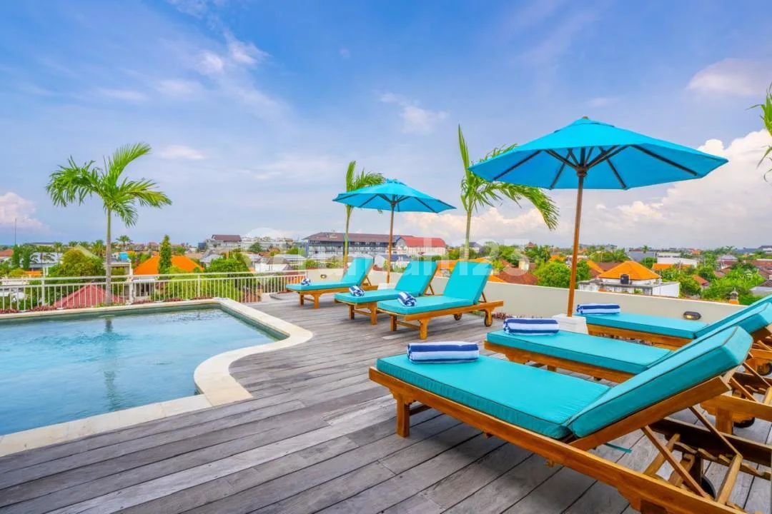 2 Bedroom Apartment With Rooftop Pool And Ocean View In Seminyak - Image 3 of 4