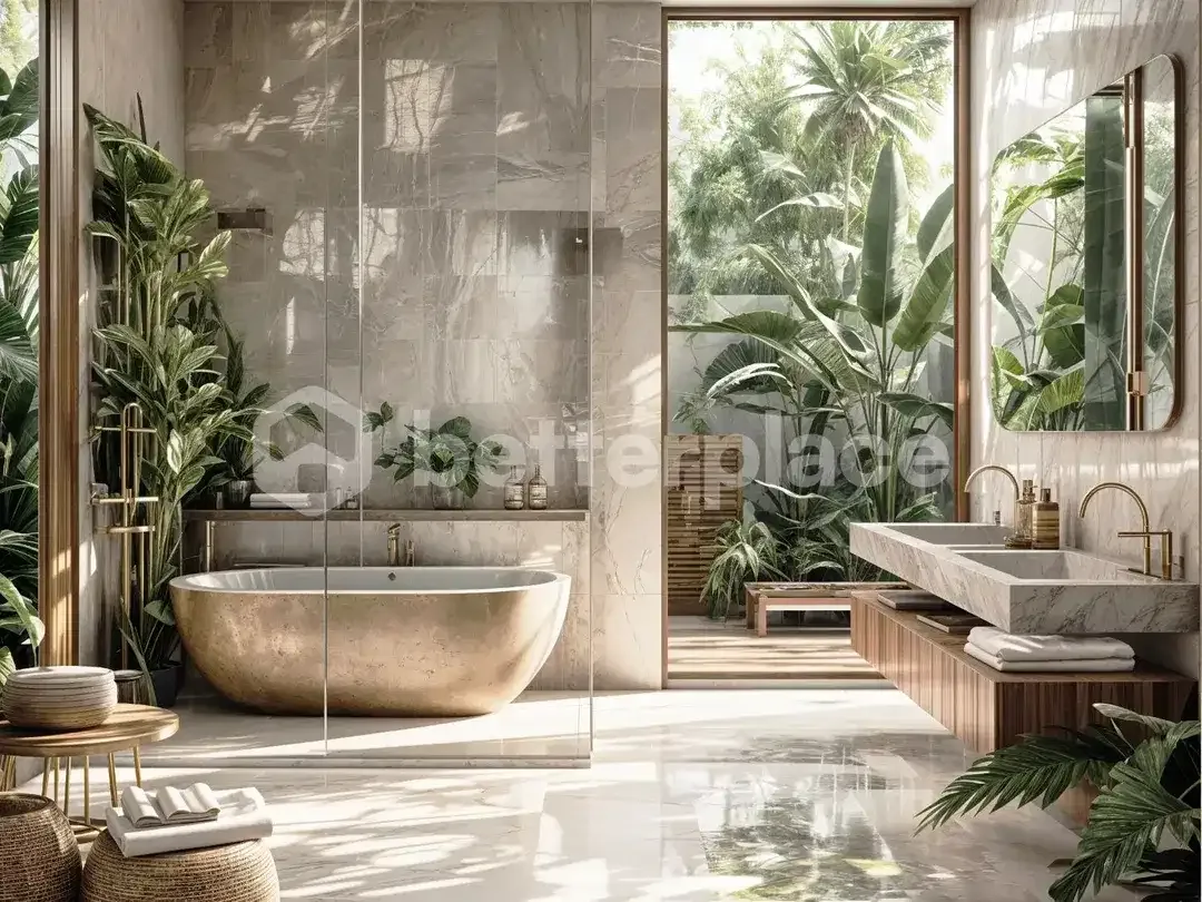Elegant Tropical Contemporary Villa in Peaceful Pecatu 2 Bedrooms with Sunset Views - Image 3 of 10