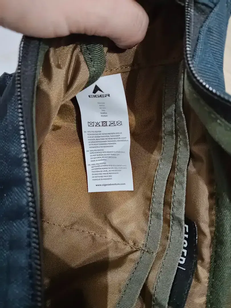 Tas Selempang/Pinggang/Waistbag Merk EIGER DIJAMIN 100% ORIGINAL - Image 7 of 10