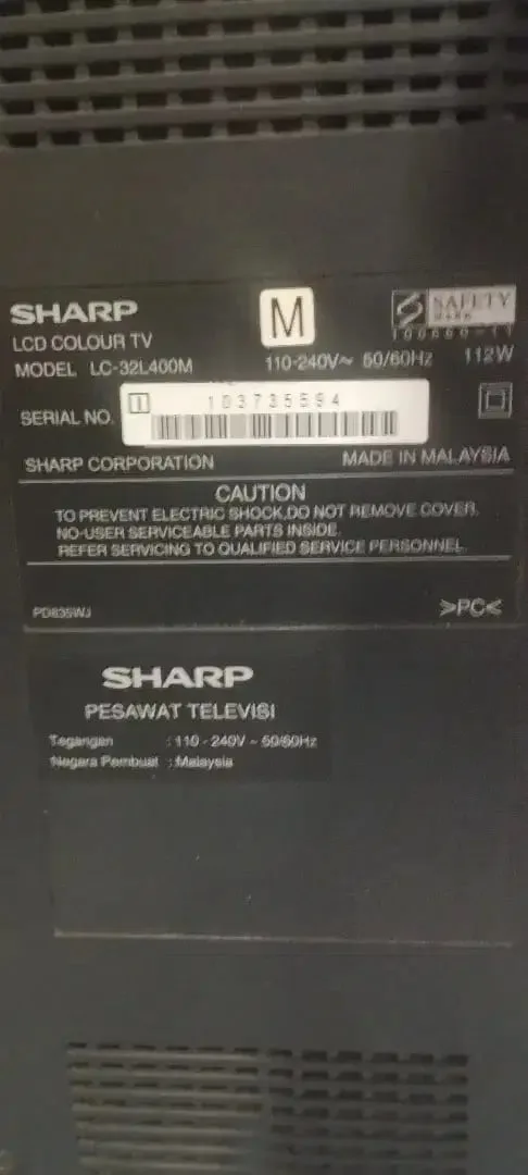 Sharp 32 lcd normal - Image 4 of 4