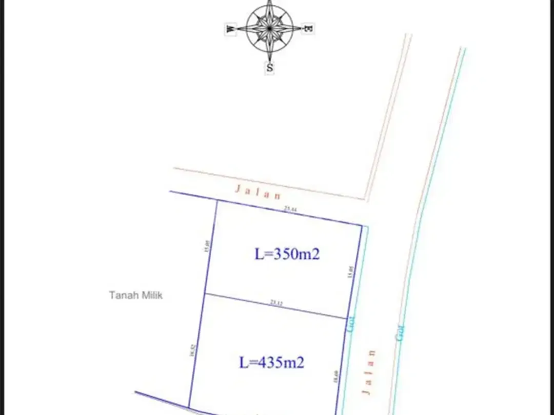 Dijual Tanah Premium Sangat Langka Sangat Strategis - Image 2 of 9