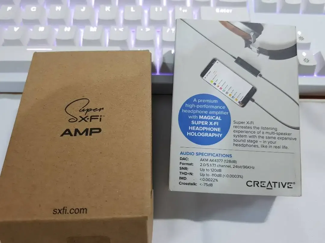 CREATIVE SXFI AMP. - DIGITAL AUDIO CONVERTER DAC DIGITAL TO ANALOG - Image 8 of 10