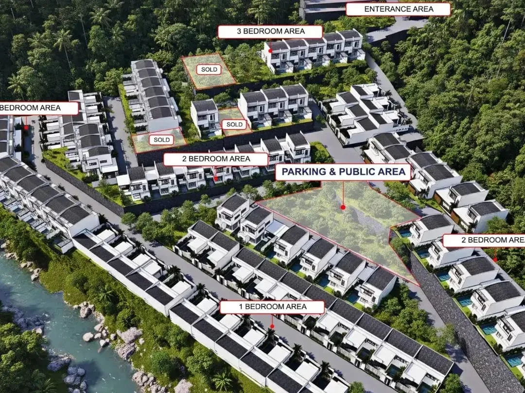 Villa Bali dekat pantai private pool bisa KPR harga 1M tanah 1 are 1Bed Hingga 3Bed - Image 6 of 10