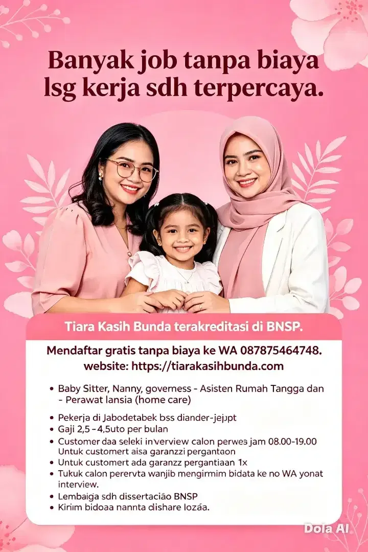 Banyak Job Baby Sitter ART & Perawat Lansia Terpercaya-Terakreditasi - Image 2 of 8