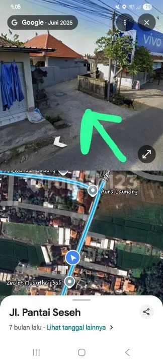 Tanah, 3170M2, Shm,Di Jalan Pantai Seseh Cemagi - Image 2 of 4