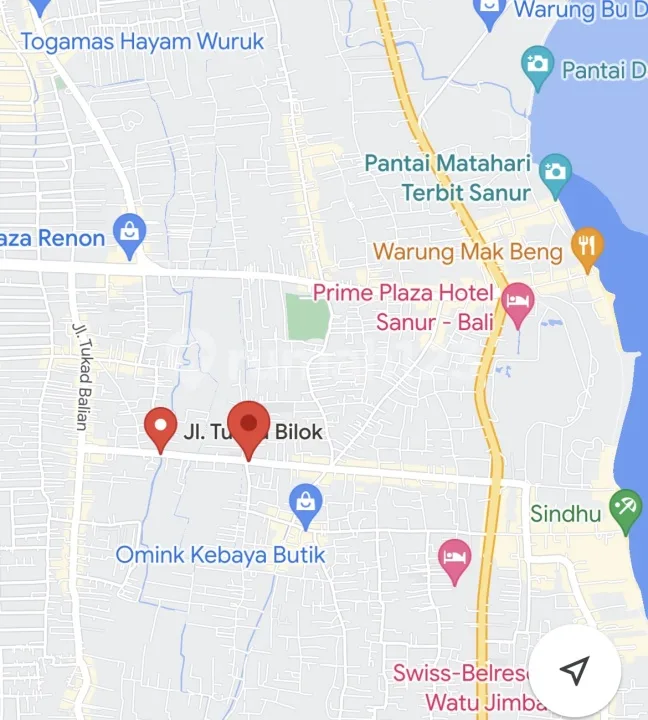 Jual Tanah Area Tukad Bilok Sanur Bali - Image 1 of 4