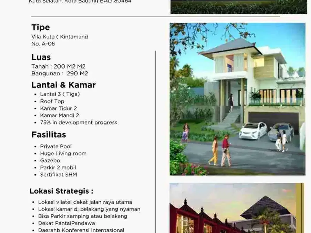 FOR SALE / CUCI GUDANG Villa NUSA DUA View Laut, Jual Rugi Parah. Bali - Image 4 of 10