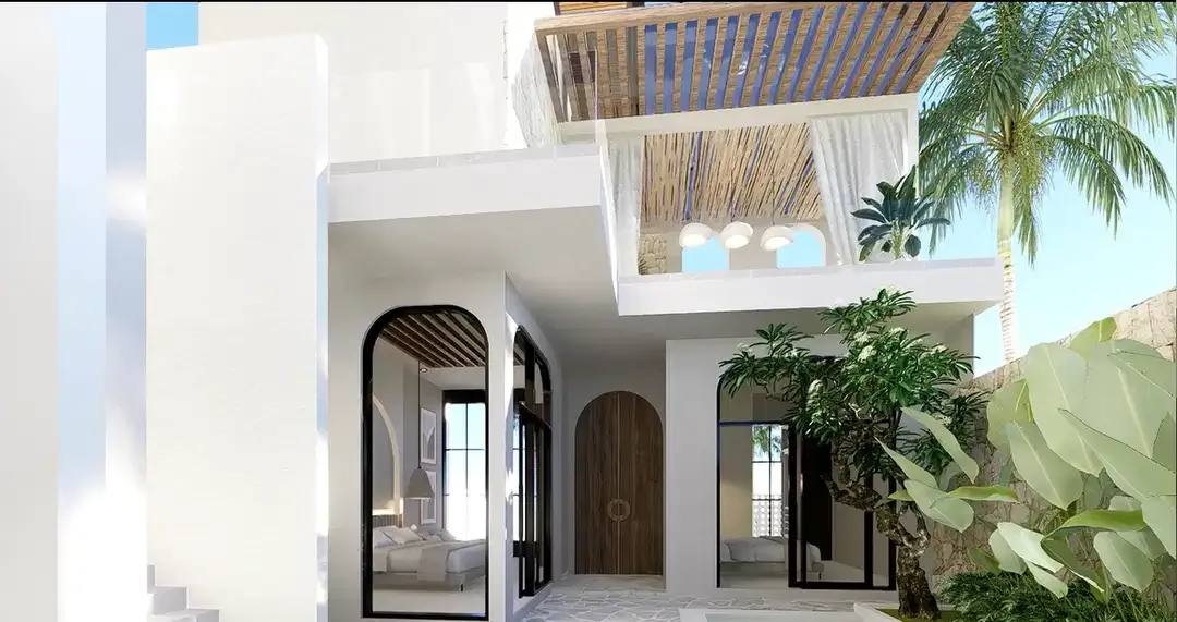 A new mediteranian villa with ocean view at jalan Anggrek Ungasan - Image 4 of 10