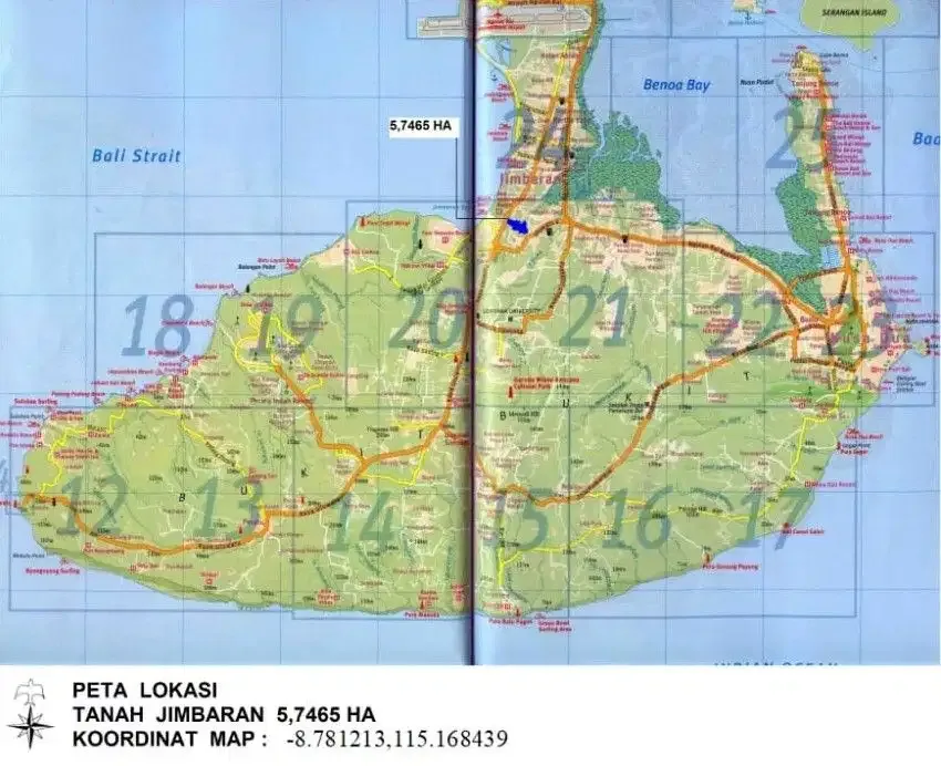 TANAH MURAH MEWAH LOKASI STRATEGIS JIMBARAN - Image 5 of 5