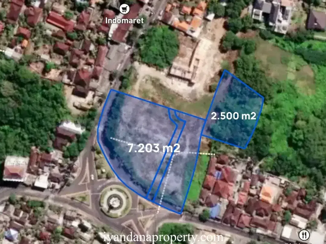 ID:H-28 Disewakan Tanah 97 Are Jimbaran Kuta Selatan Bali Dekat GWK - Image 1 of 5