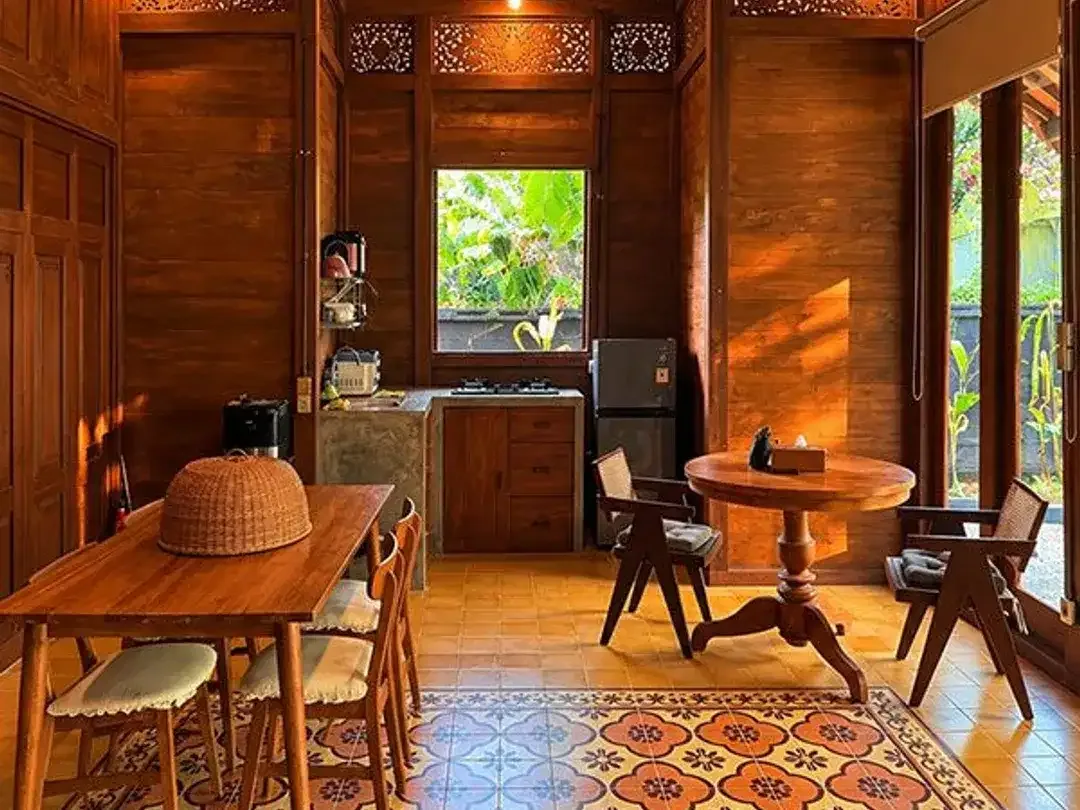 [Amr-049.Tdj-2] 2-Bedroom Private Pool Joglo Villa For Yearly Rent – Mambal, Bali - Image 5 of 10