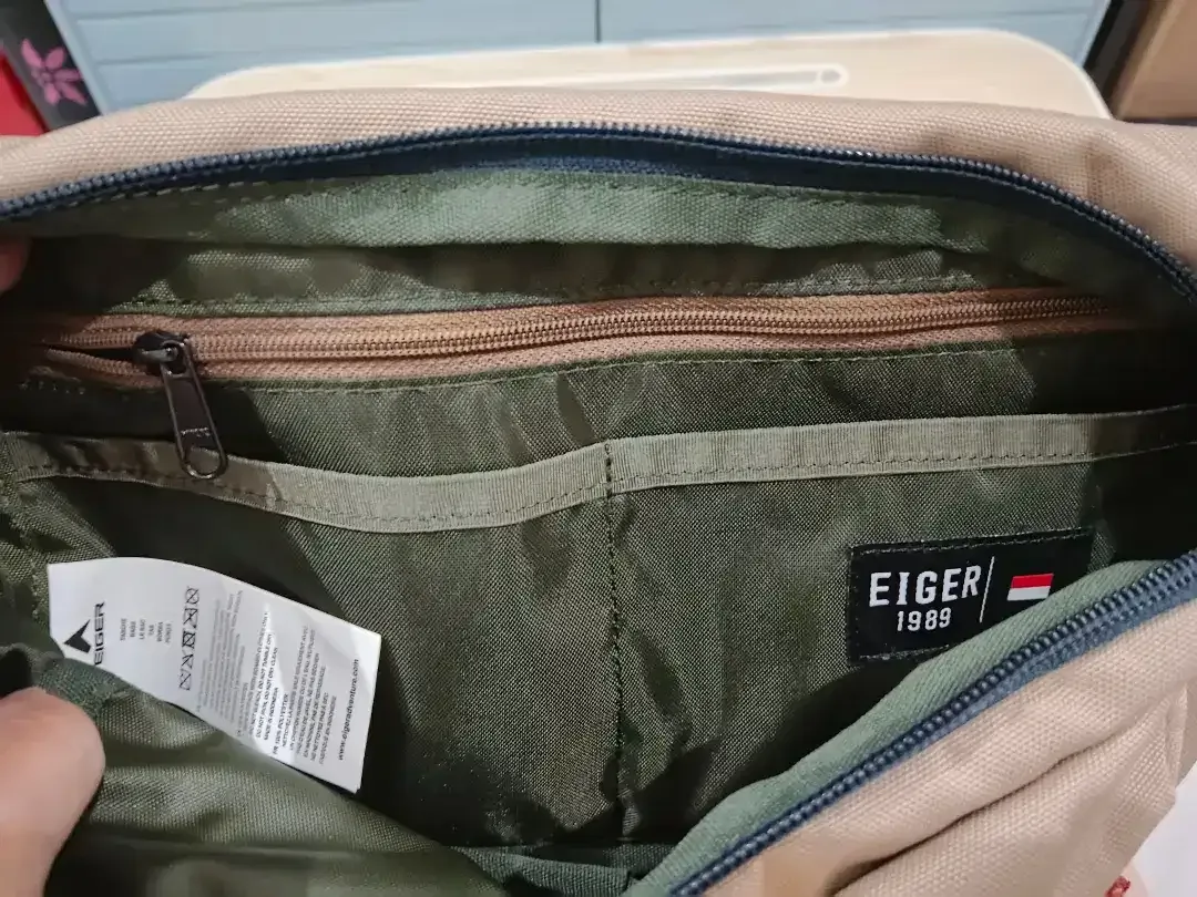 Tas Eiger DIJAMIN Original Bisa Waist/Slempang/Pinggang Uk2L 31x7x14cm - Image 7 of 8