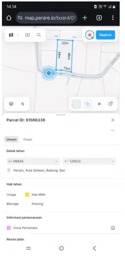 Tanah Bagus di jl. Belong bunter pecatu Bali - Image 9 of 10