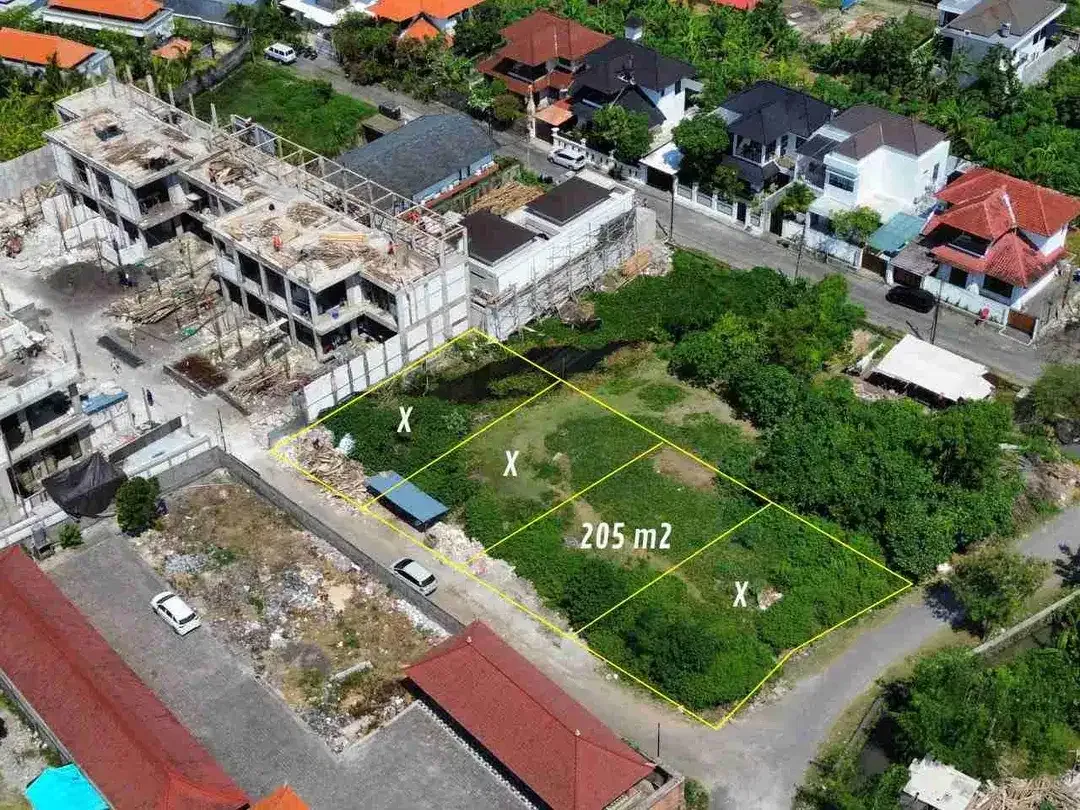 Jual tanah di mertanadi KEROBOKAN dkt SEMINYAK kawasan pariwisata Bali - Image 1 of 10
