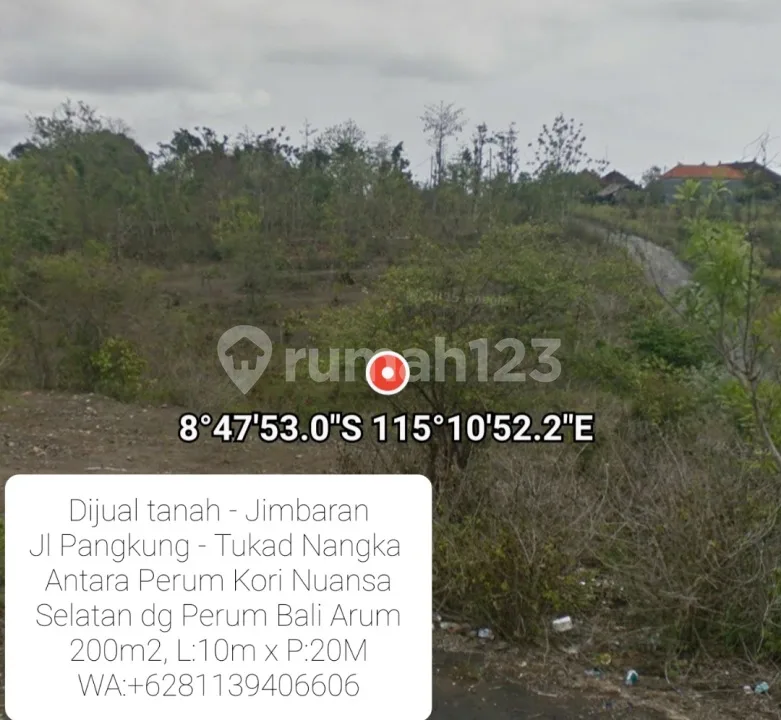 Jual Tanah 2 Are Jimbaran, Tembus Kori Nuansa Selatan & Bali Arum - Image 1 of 4