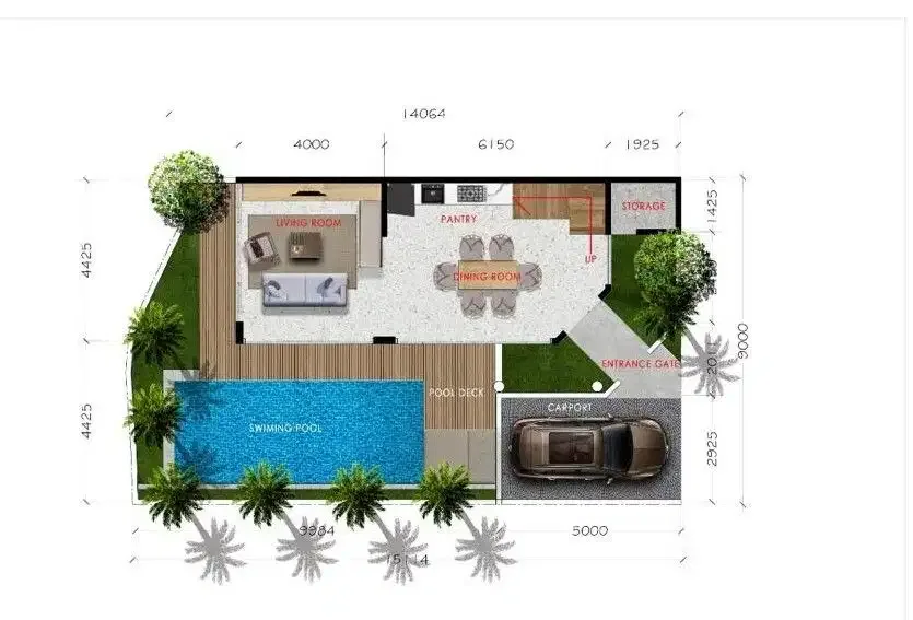 JUAL VILLA BARU UBUD FULLY FURNISHED VIEW SAWAH - Image 8 of 10