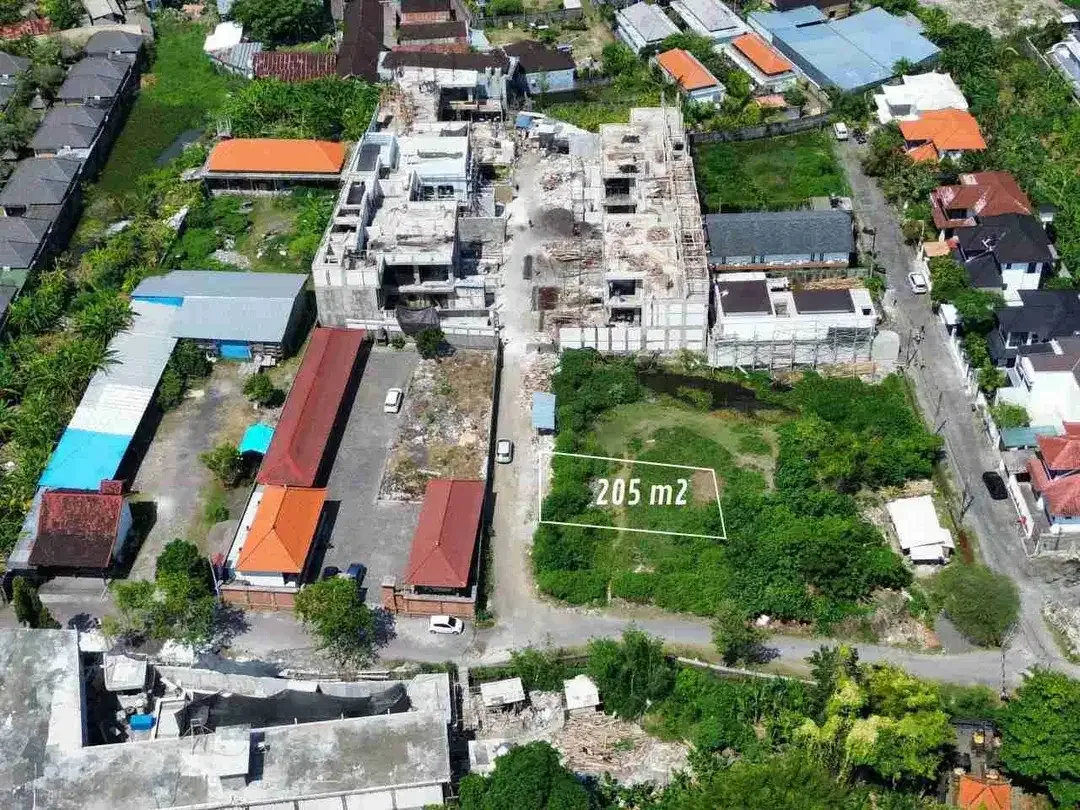 jual tanah 205m2 mertanadi kerobokan - Image 5 of 7