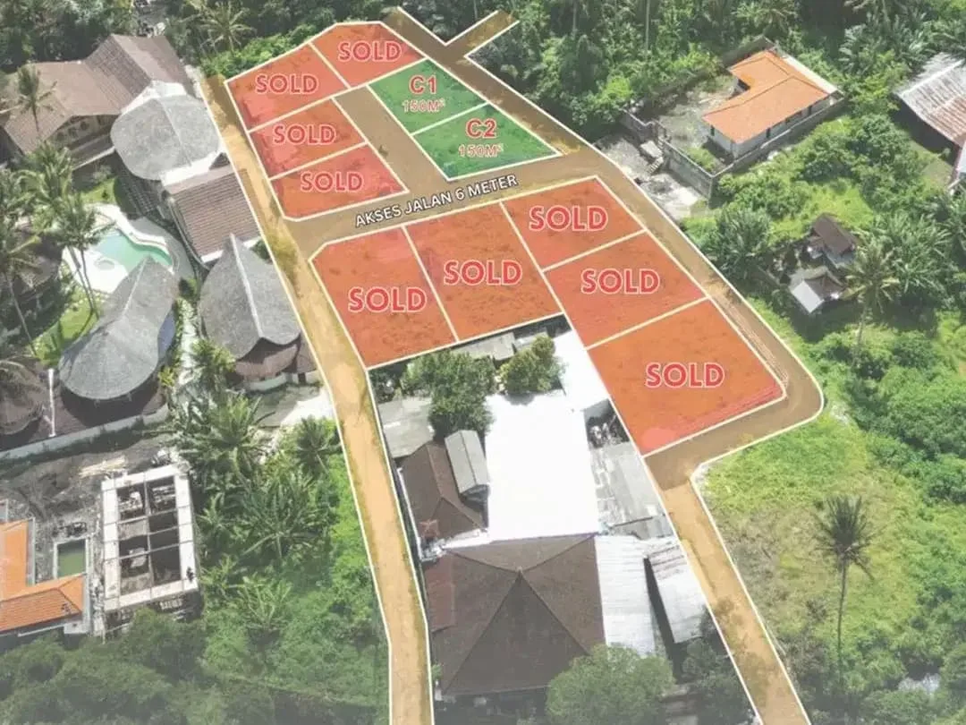 DIJUAL TANAH KAVLING UBUD SINGAKERTA 2 - Image 3 of 4