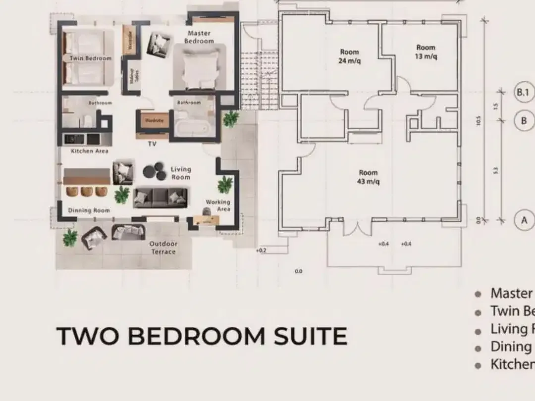 Apartment Unit 2 Bedroom, di Nusa Dua, Leasehold. - Image 2 of 10