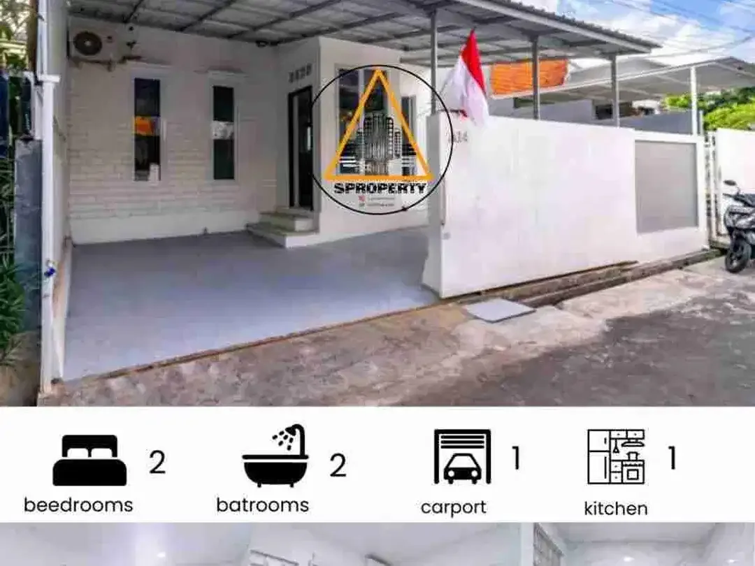 Dijual rumah style villa lingkungan cluster one gate di jln pura masuka Ungasan, Kuta Selatan - Bali. - Image 1 of 7