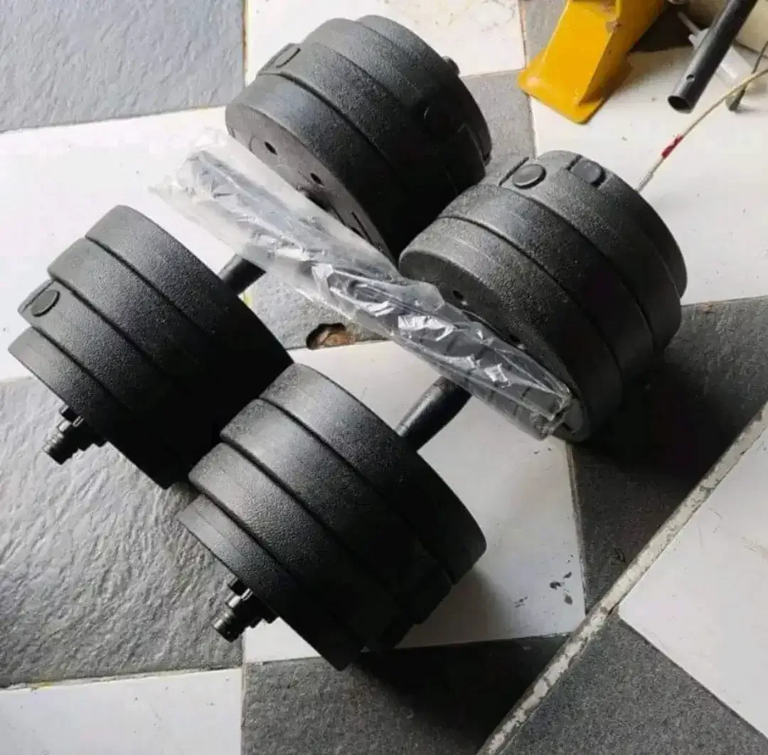 Dumbel pvc 1 set beban total 40 kg + konektor - Image 2 of 3
