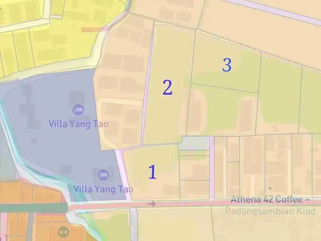 DIJUAL TANAH LOKASI JALAN UTAMA SEMINYAK Jl. Bidadari / Kuta - Bali. - Image 3 of 4
