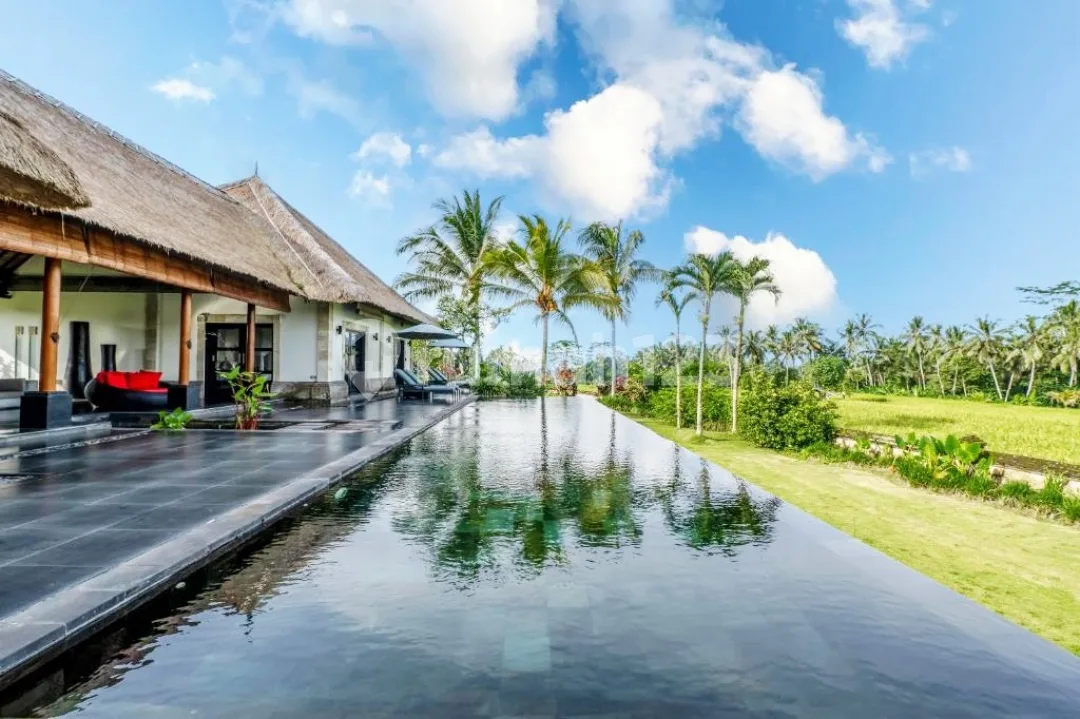 Turun Harga...Beautiful Villa With Rice Field View , Only 20 Minutes To Central Ubud At Tegalalang Ubud - Image 2 of 4
