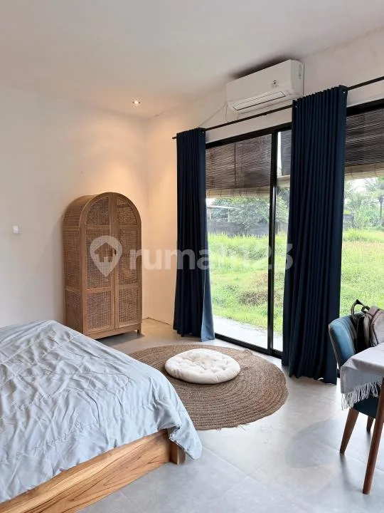 For Rent Villa Rice Field View Ubud Location Strategis 10 From Mongkey Forest. 40 Menutes From Nyanyi Beach, 40 Menutes From Tanah Lot For Rent Villa Rice Field View 30 Day + Free House Keeping 2 - Image 3 of 4