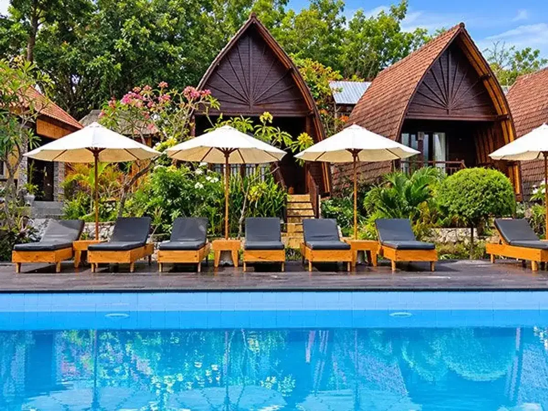 [Ams-013.Ast] For Sale Villa Hotel View Laut & Gunung Agung - Nusa Penida Bali - Image 5 of 10