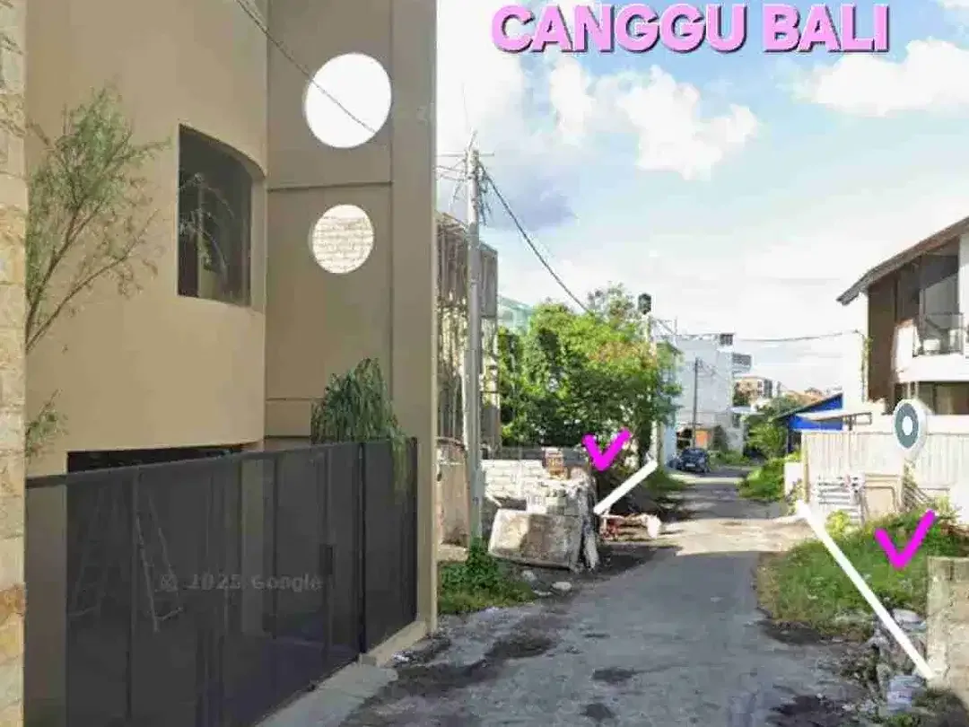 Jual tanah 1are & 1,77are PERERENAN CANGGU, jln sempol Badung Bali - Image 2 of 10