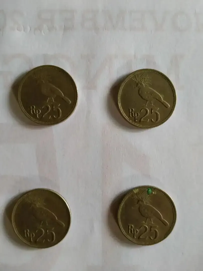 Uang koin 25 Tahun 1971 - Image 1 of 1