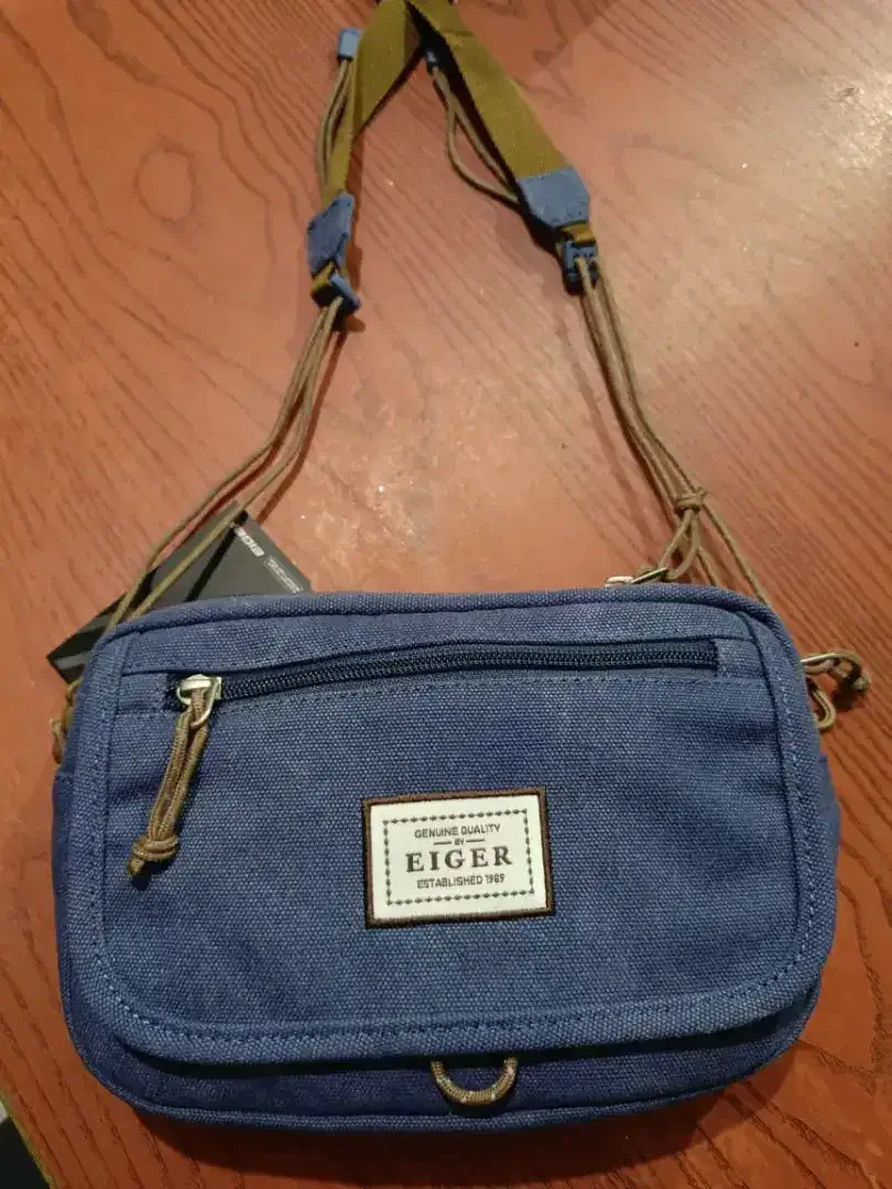 Tas Selempang Eiger Canvas Sling Pouch 100% Original Uk 2.5L 22x5x14cm - Image 5 of 9