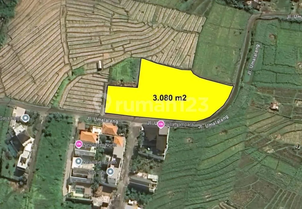 Tanah Zona Pink Strategis Jalan Aspal Dekat Pantai di Cemagi - Image 4 of 4