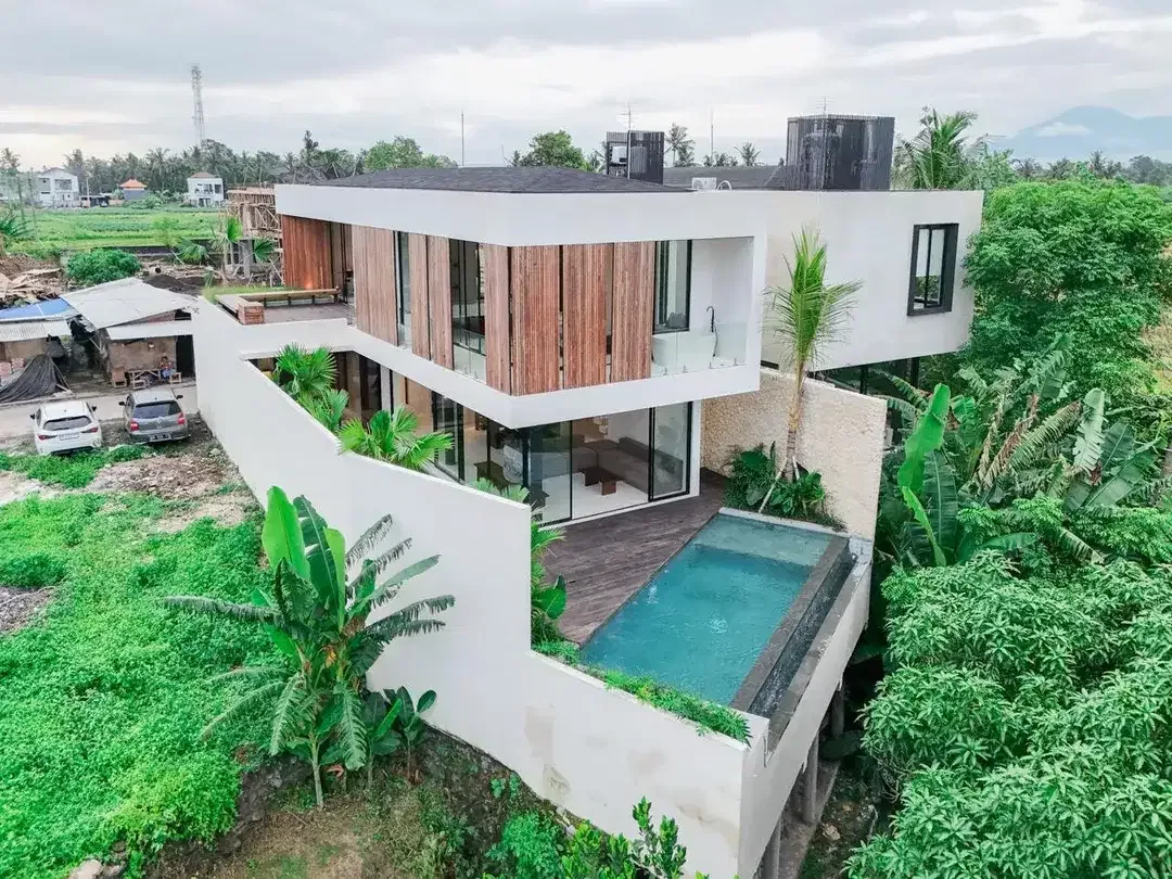 Dijual Villa Tropical Modern View Sawah LT 256m2 KT 3 Nyanyi Beraban bali - Image 2 of 10