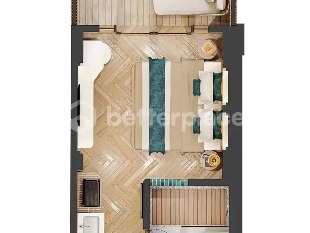 Premium 1-Bedroom Apartment in Pecatu Bukit Offering Luxury Living, Resort-Style Amenities & Outstanding Investment Potential Near Dreamland Beach - Image 7 of 10