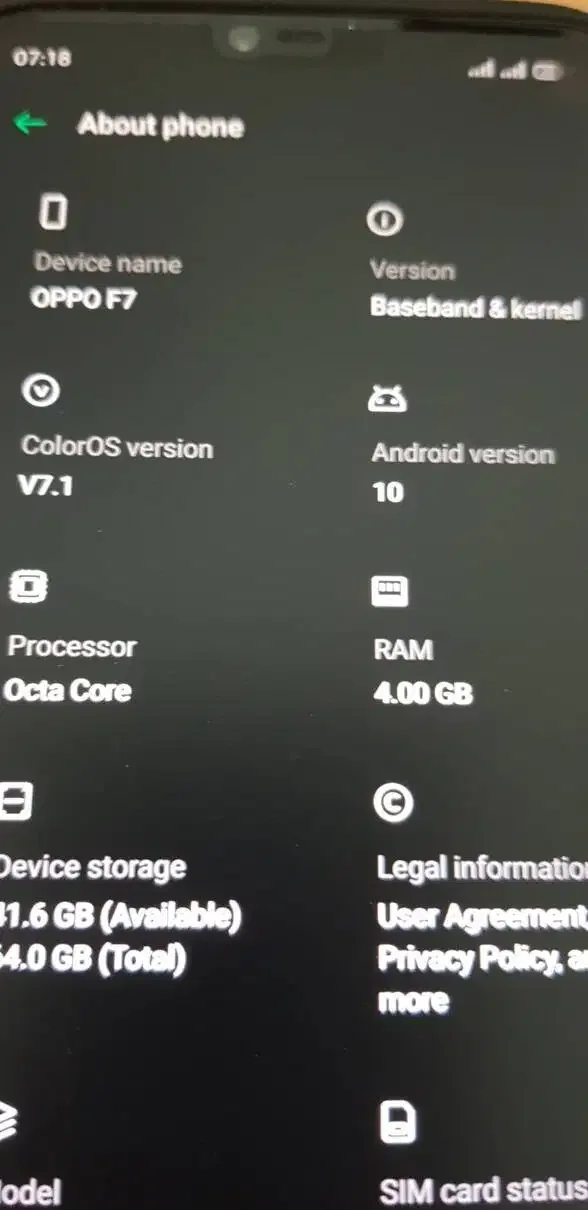 OPPO F7 batangan - Image 9 of 10