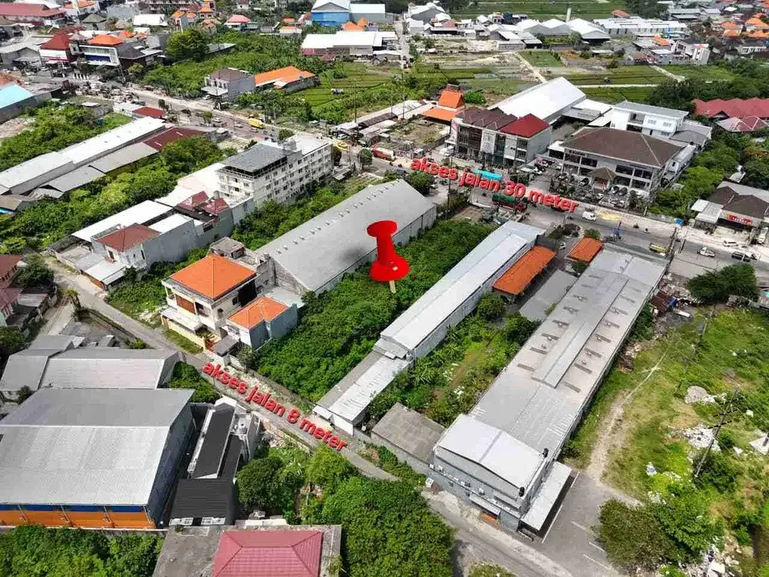 jual tanah 18 are jl utama Teuku Umar Barat  Denpasar Bali - Image 2 of 3